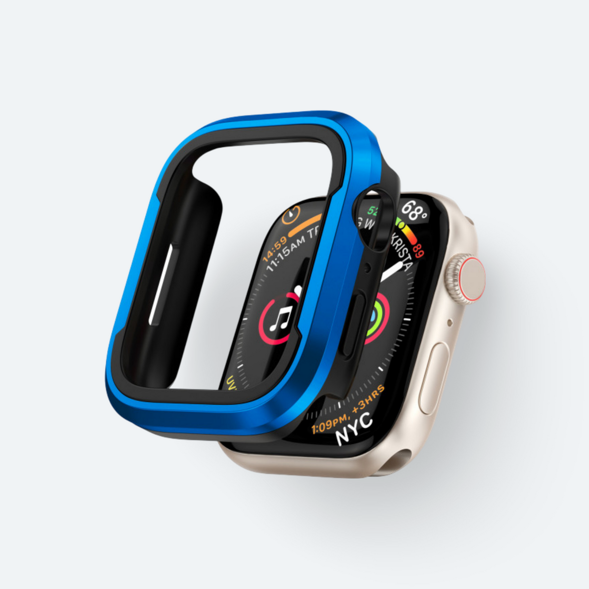 Scratch Protective Metal Case for Apple Watch