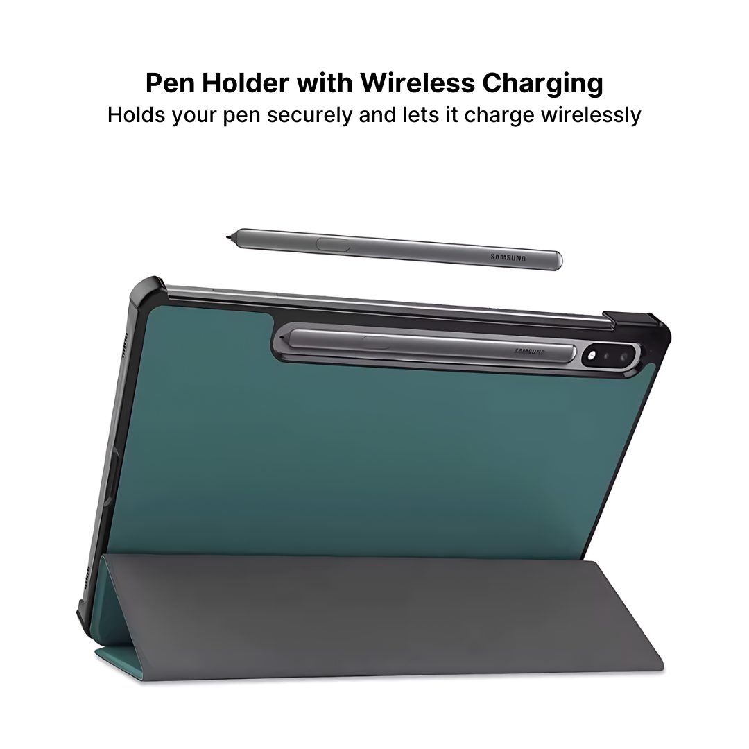 Slim and Lightweight Samsung Galaxy Tab Case with Tri-Fold Caster Design