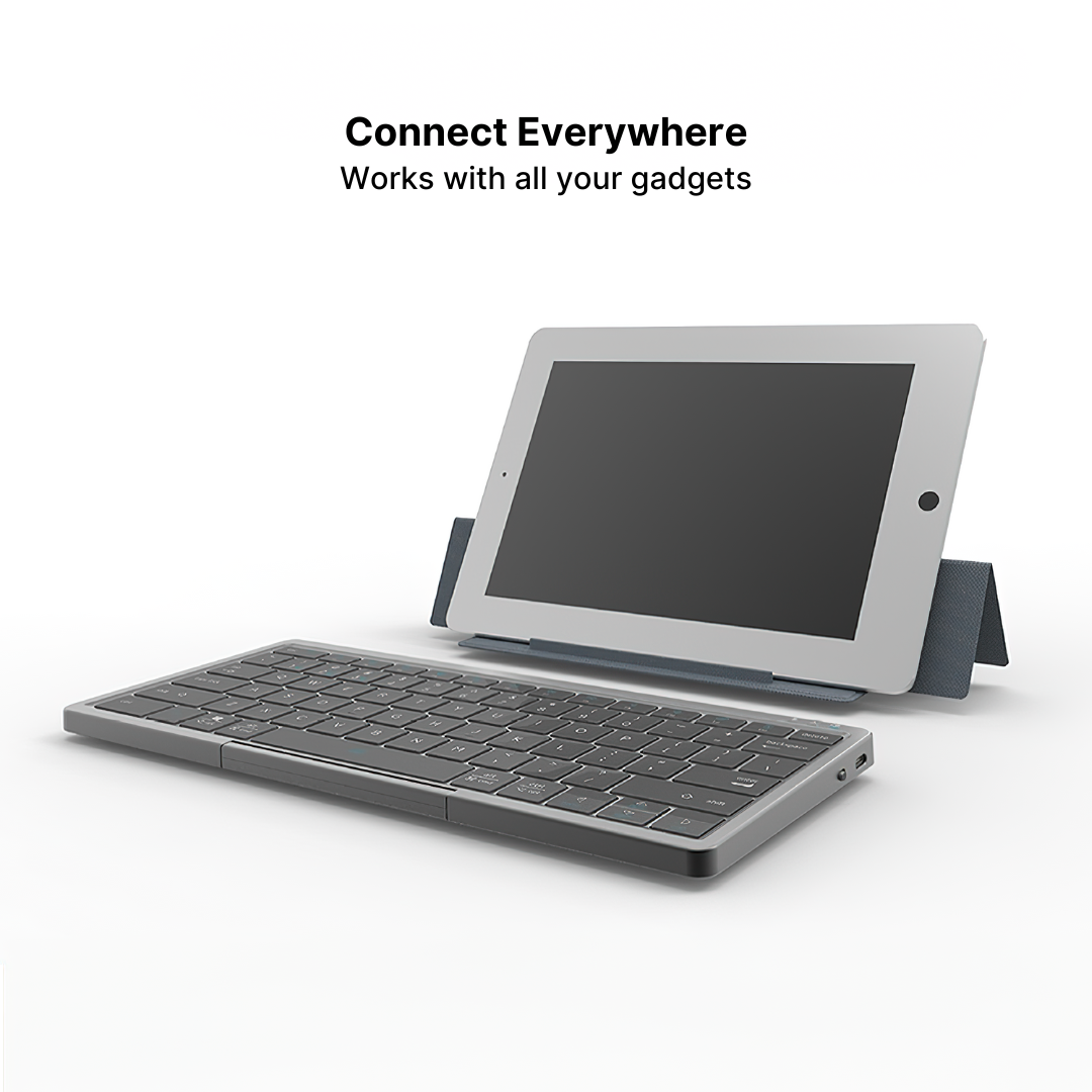 Wireless Portable Keyboard for Tablets and Smartphones