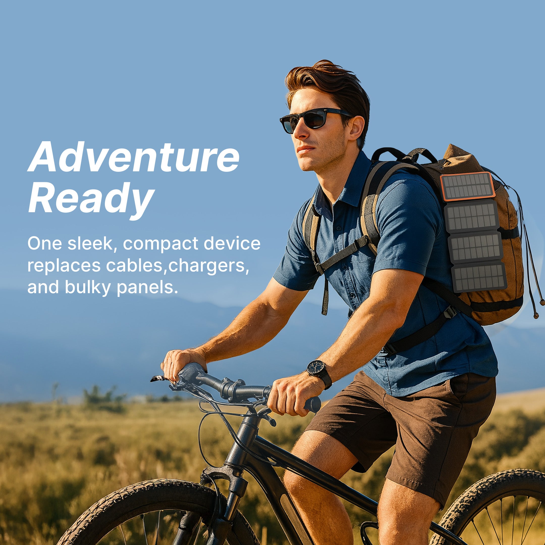 SolaBank Fold Wireless Charging Powerbank 10000mAh