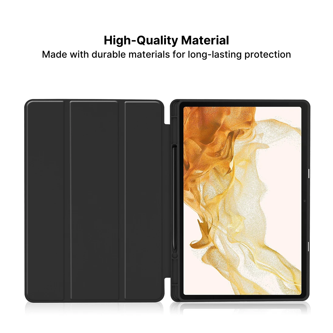 Slim and Lightweight Samsung Galaxy Tab Case with Tri-Fold Caster Design