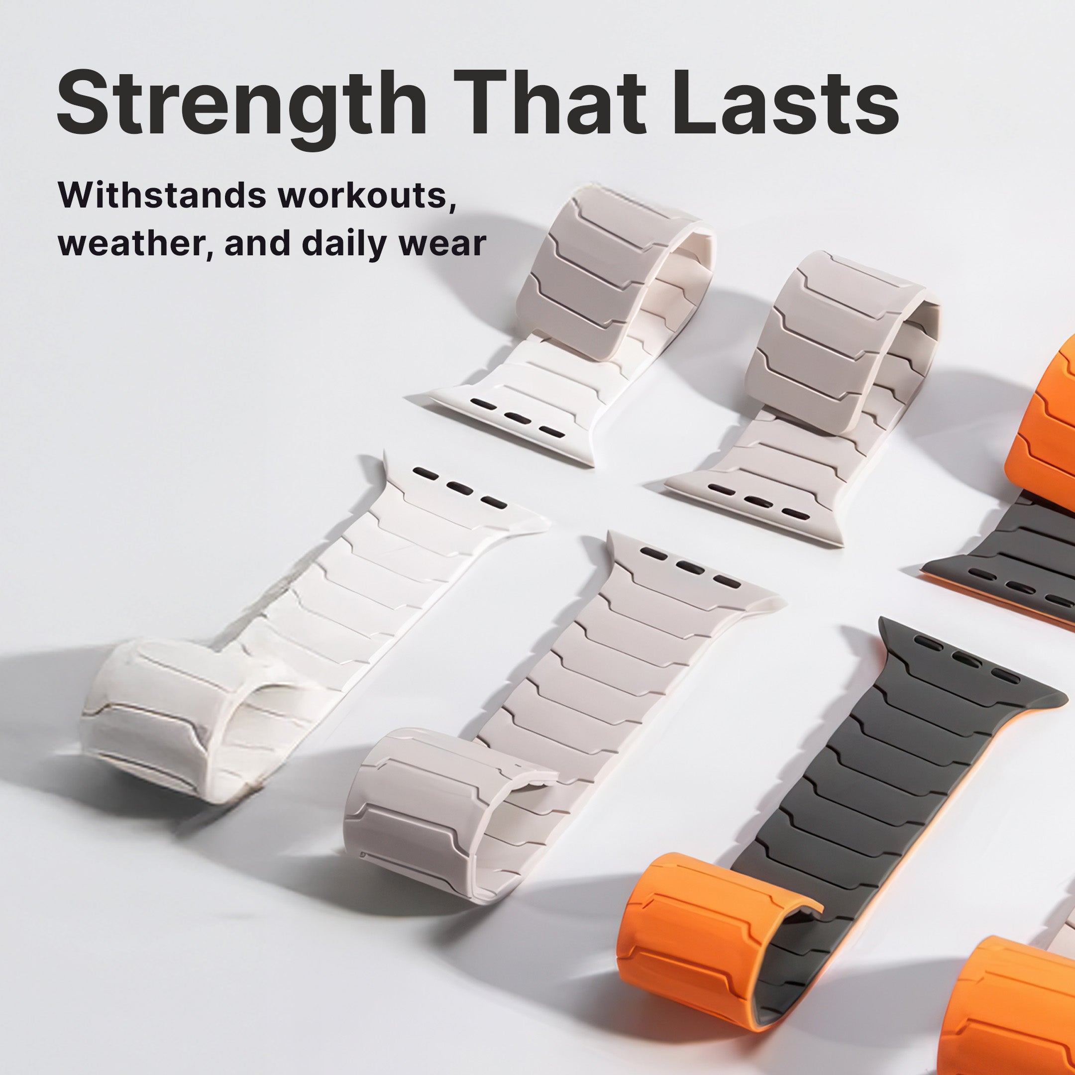 Magnetic Silicone Apple Watch Band