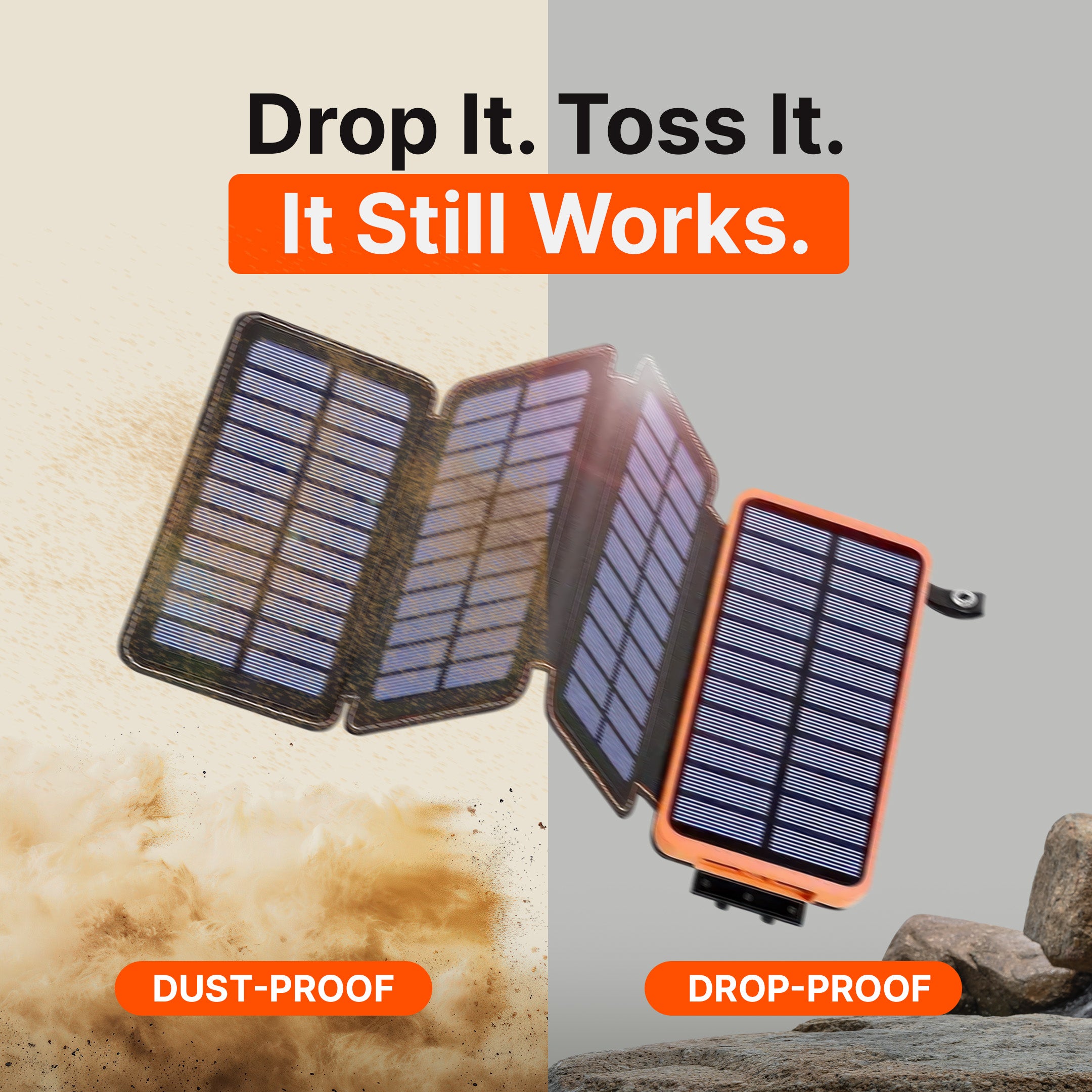 SolaBank Fold Wireless Charging Powerbank 10000mAh