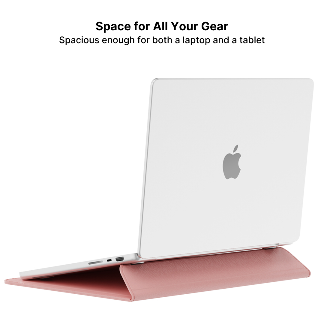 UltraSlim Laptop Sleeve with Triangle Support Stand