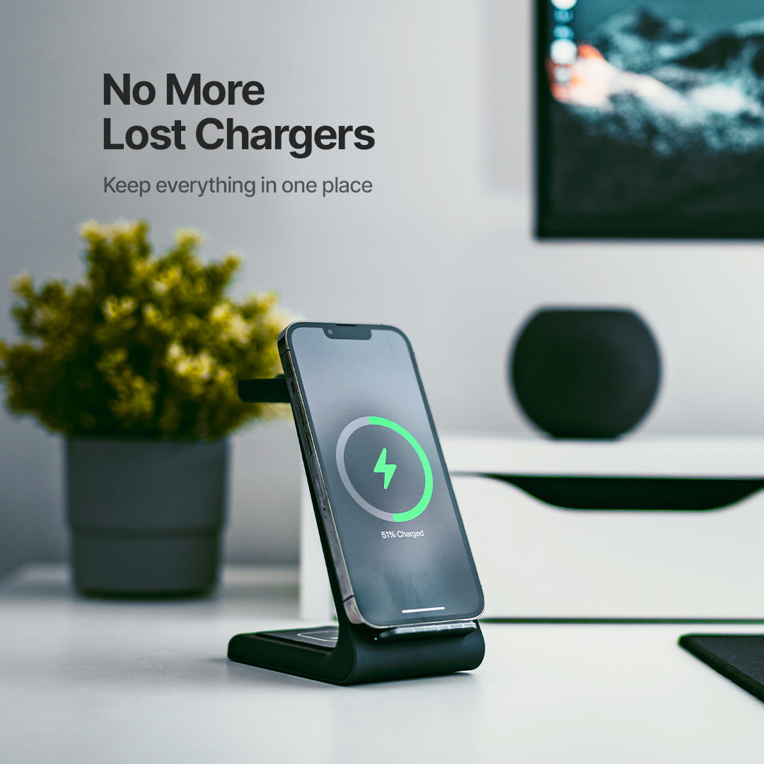 3 in 1 Wireless Charging Station, Apple, Samsung, Watch, AirPods