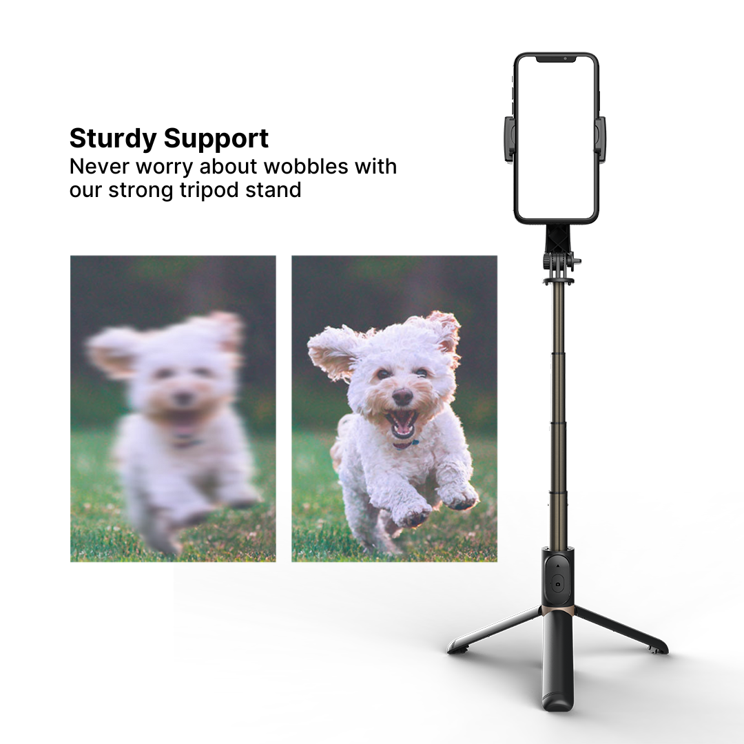 Wireless Bluetooth Selfie Stick Tripod for Creators