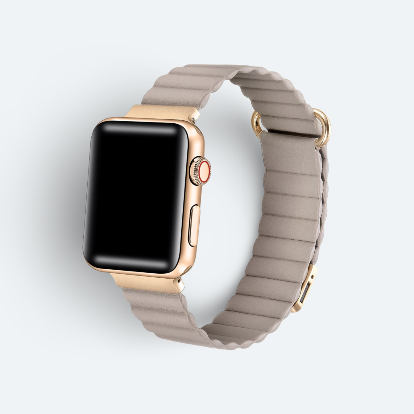 Magnetic Leather Apple Watch Strap