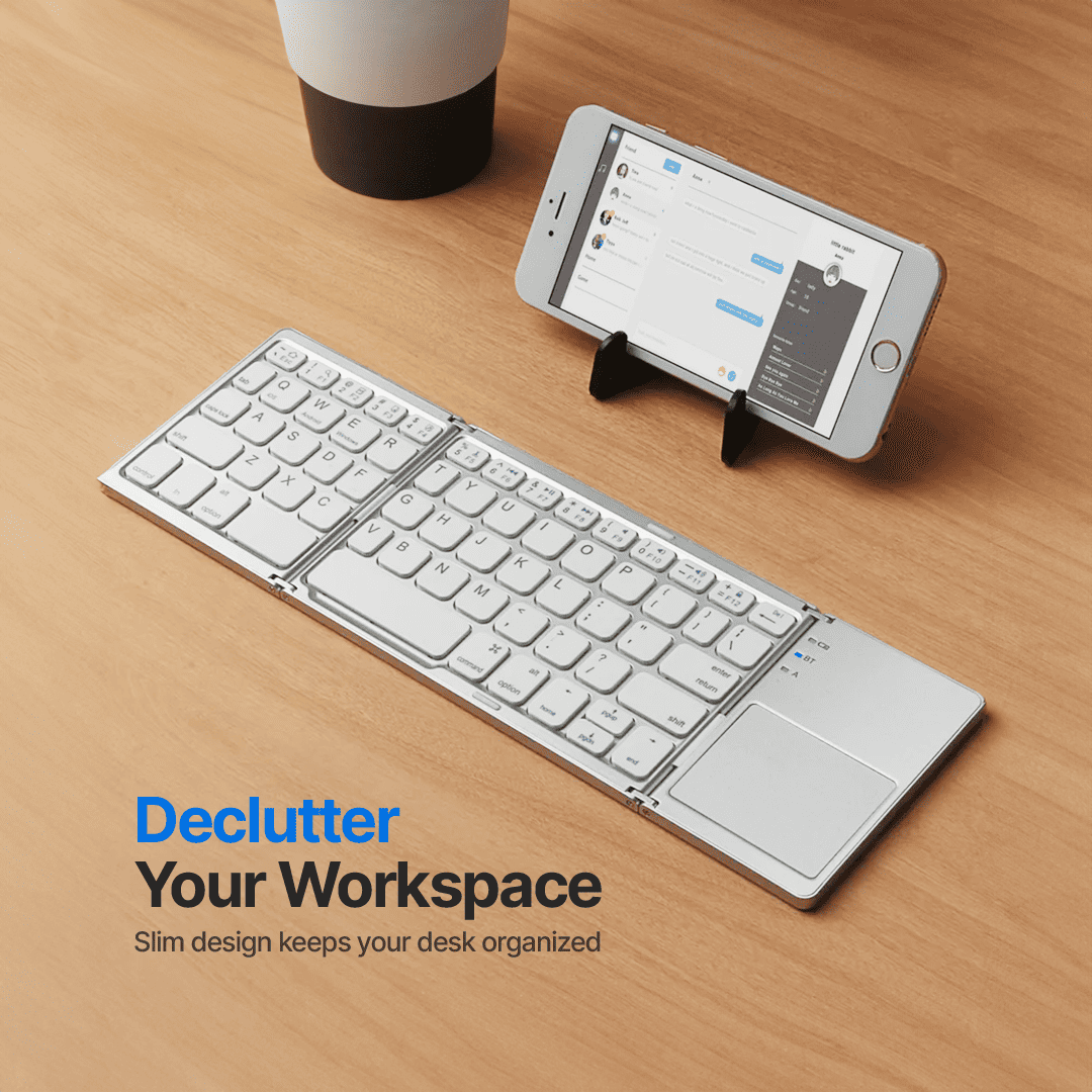 NanoFold Bluetooth Mini Keyboard