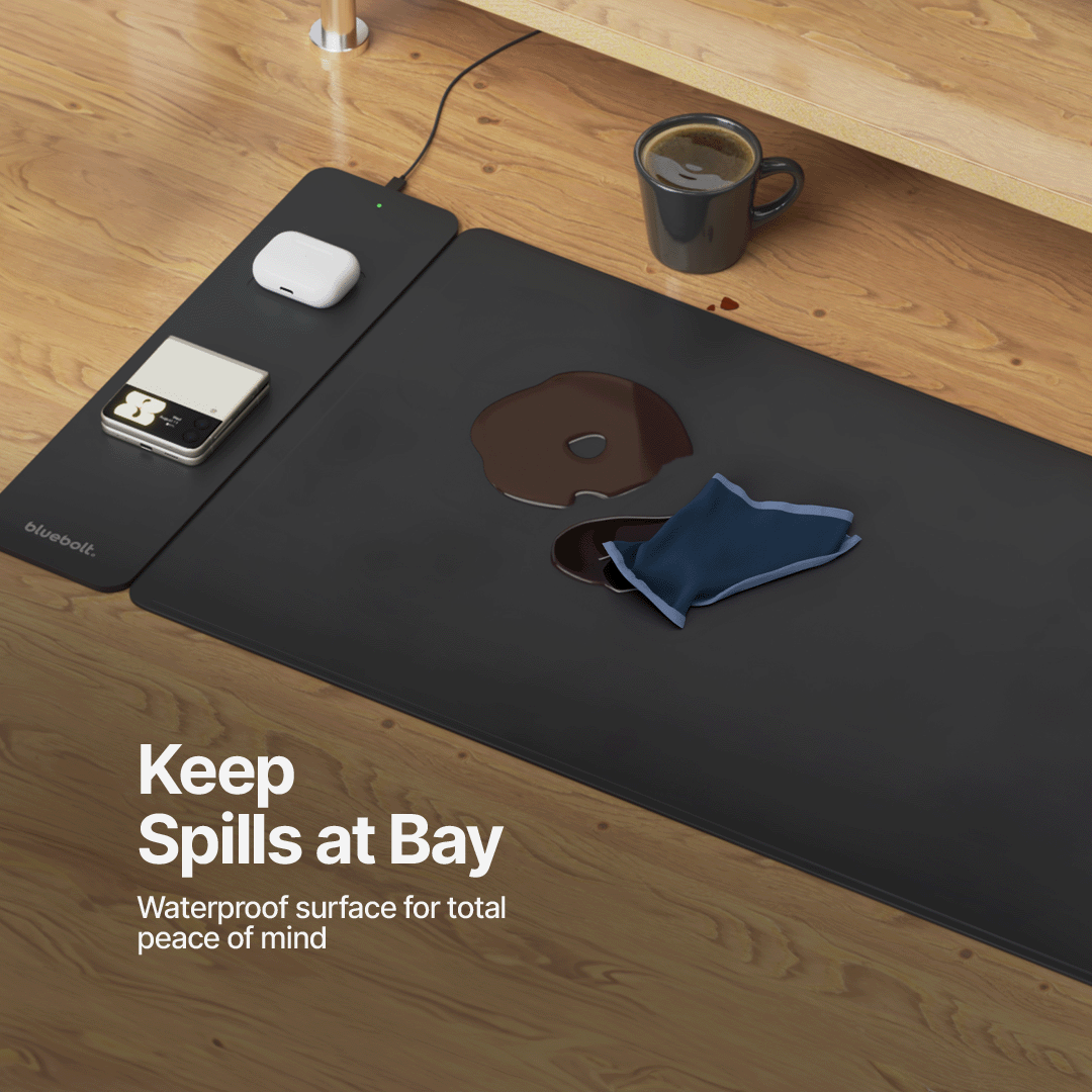 PowerMat Pro DUO Wireless Charging Desk Mat – BlueBolt Chargers