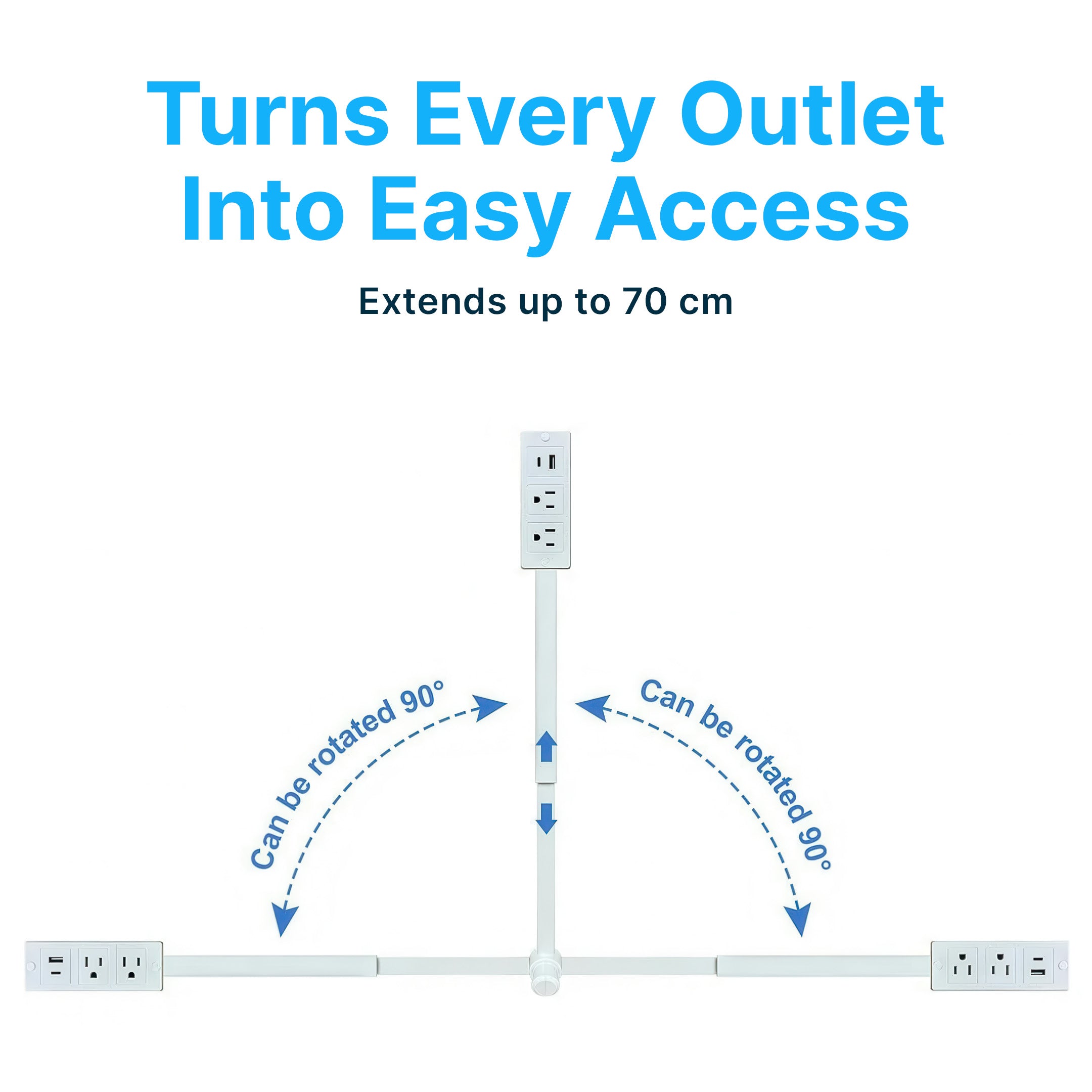 Power Socket Outlet Extender