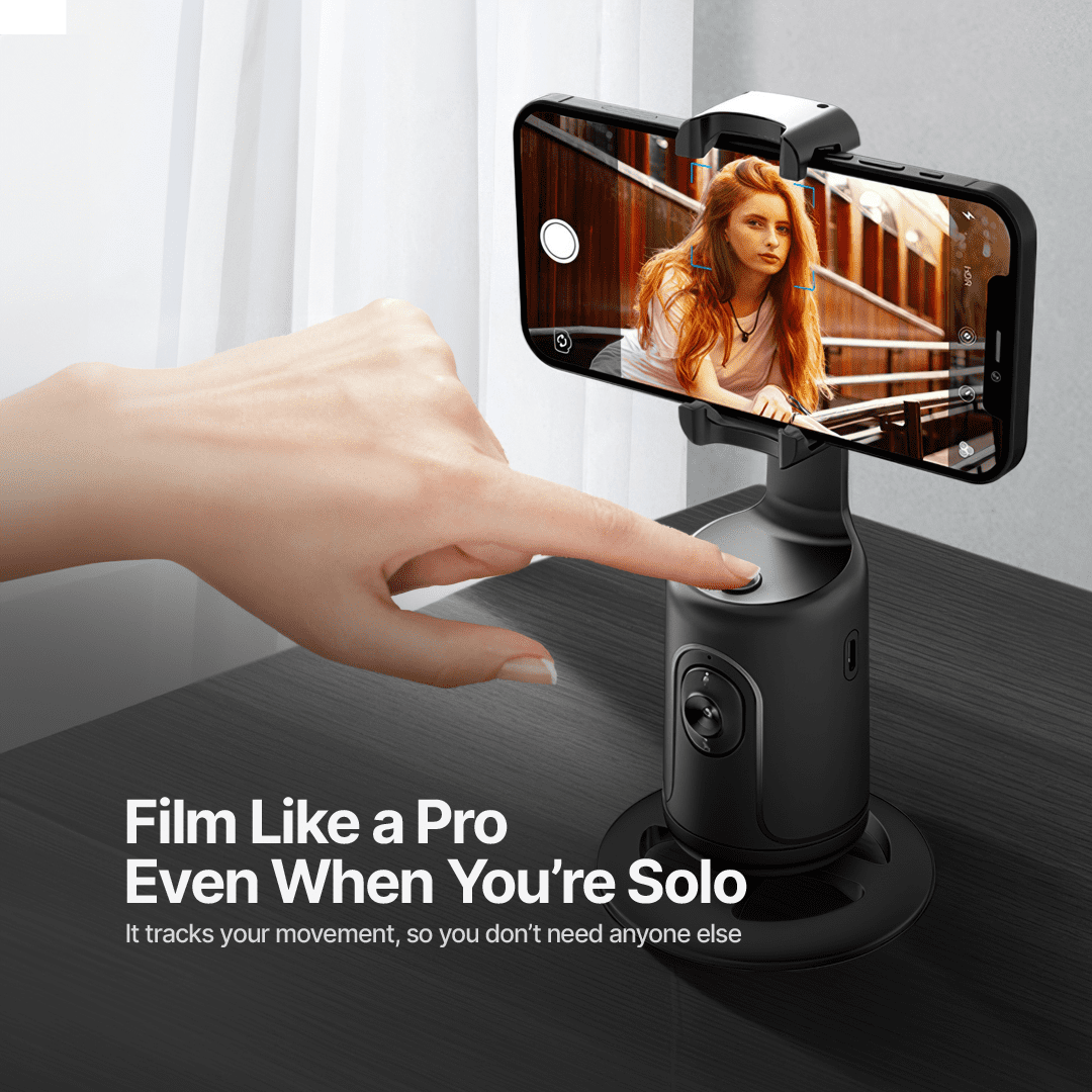 Smart360 AI Motion-Tracking Phone Camera Mount
