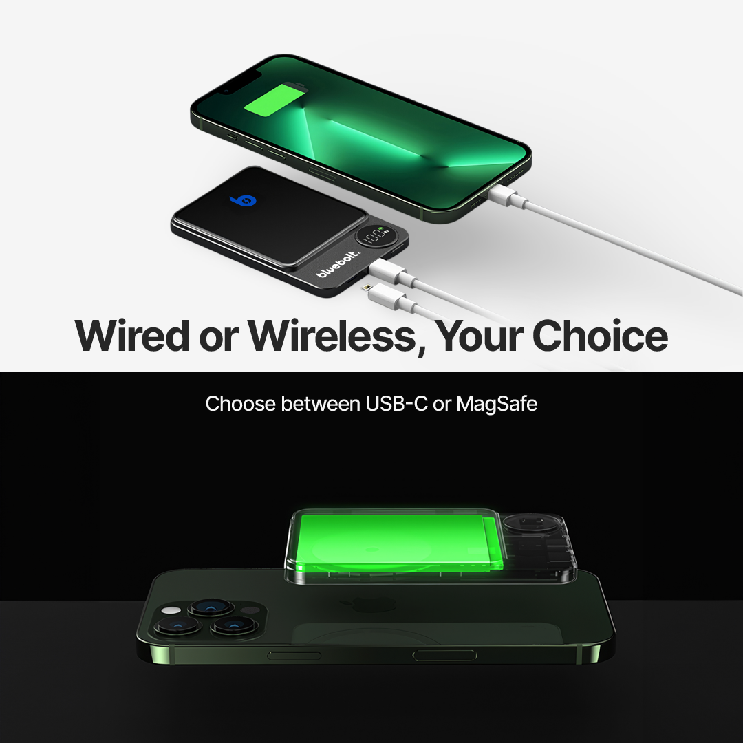 Ultra Thin Power Bank 20W Magnetic Wireless Charging