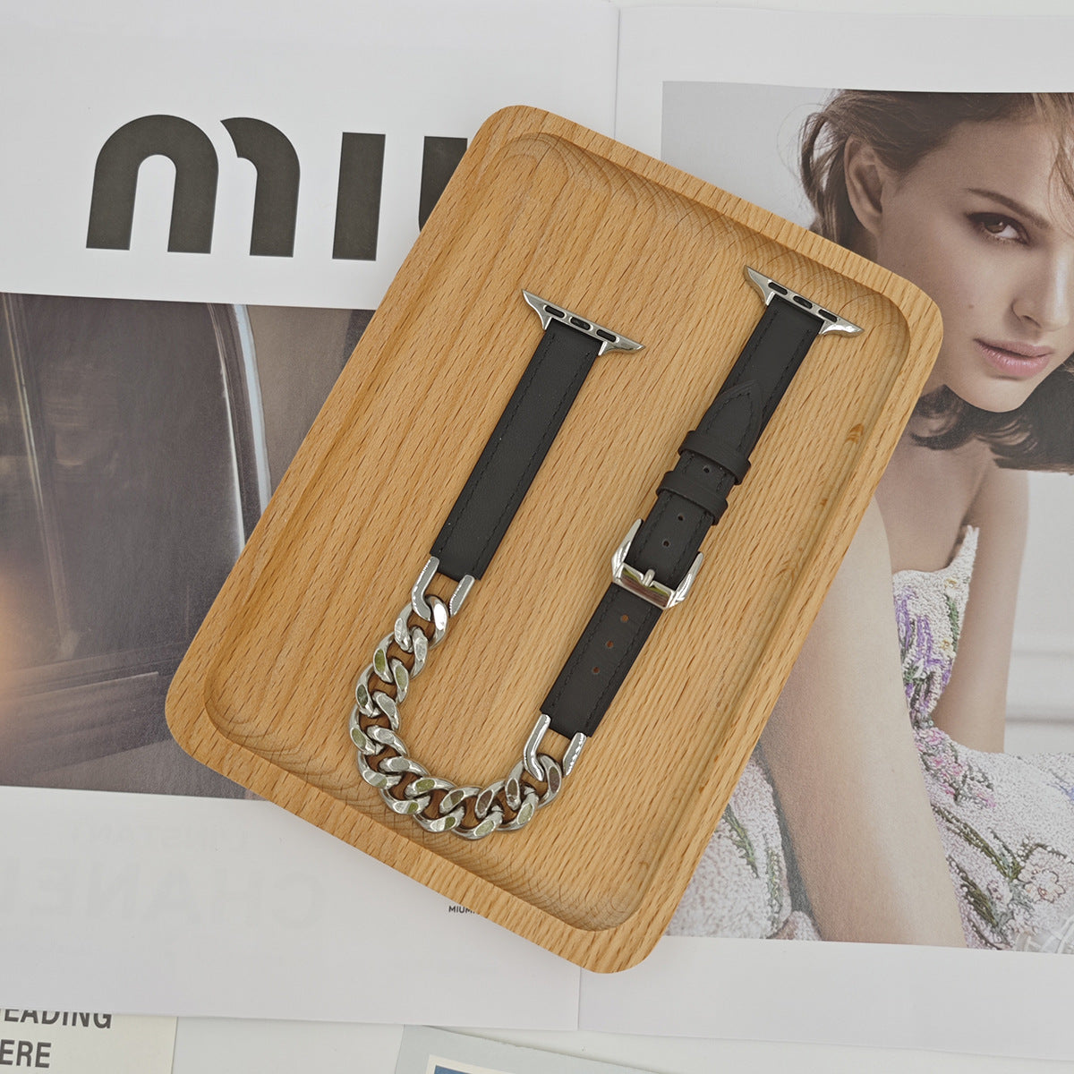 Leather Link Apple Watch Strap