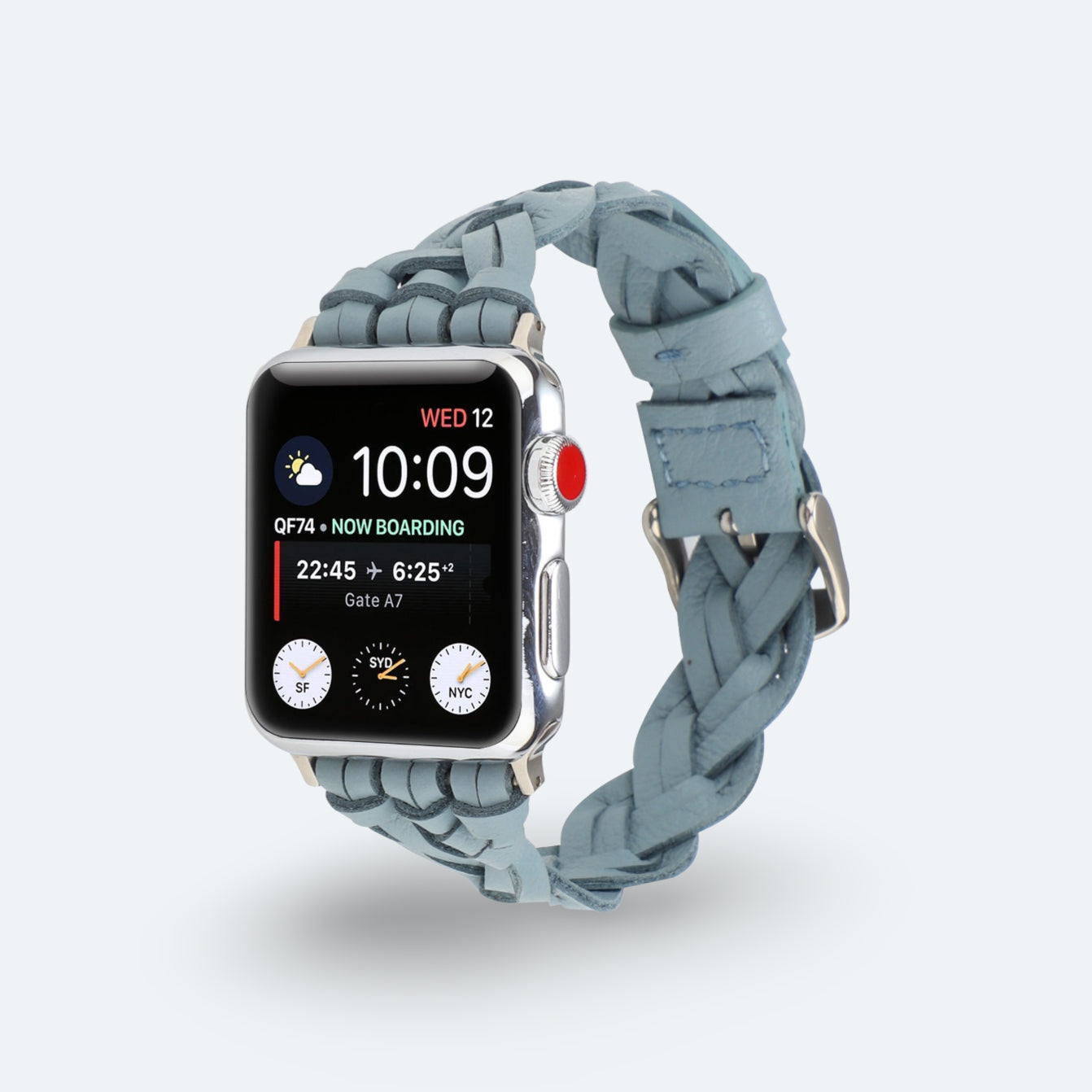 Artisan Weave Leather Apple Watch Strap