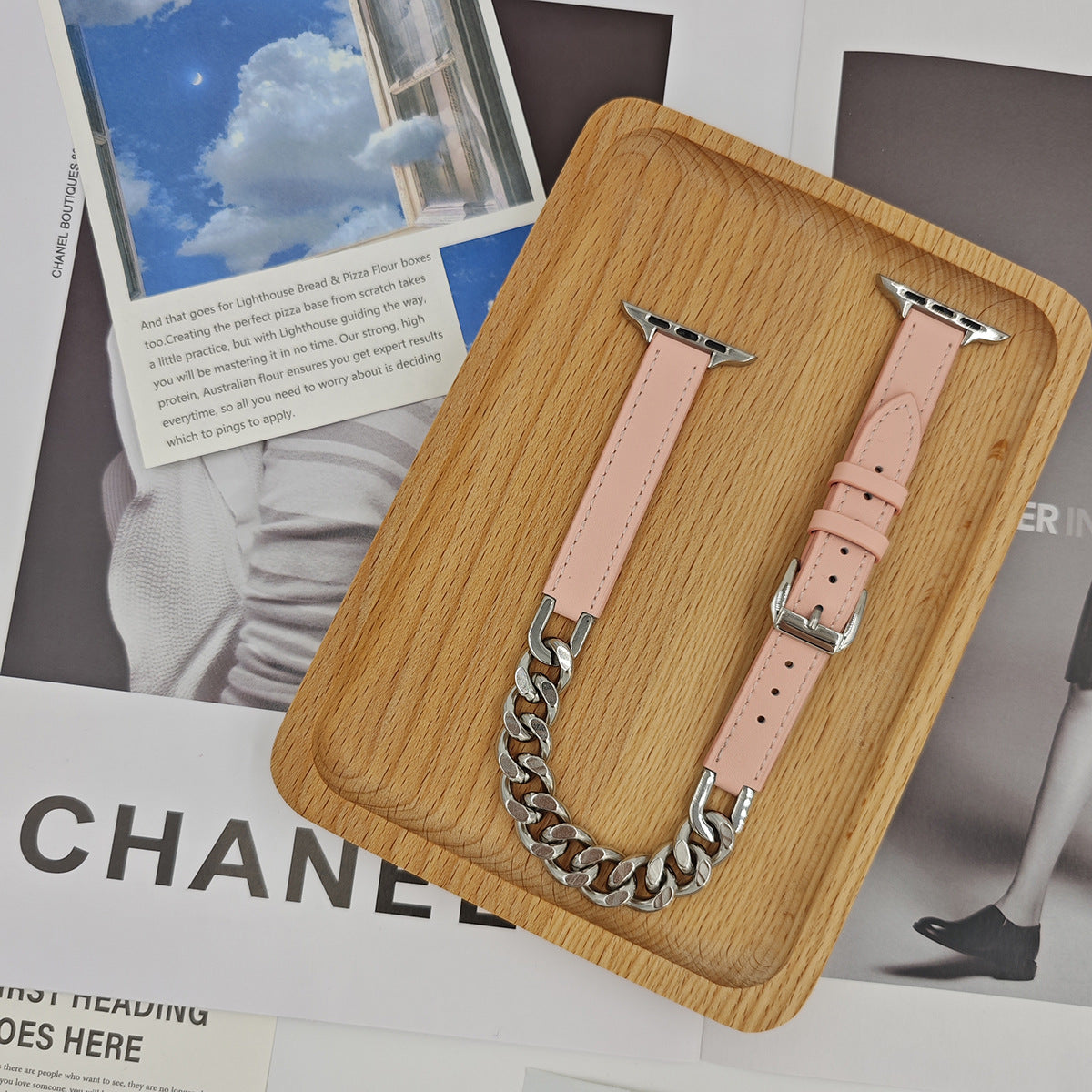 Leather Link Apple Watch Strap