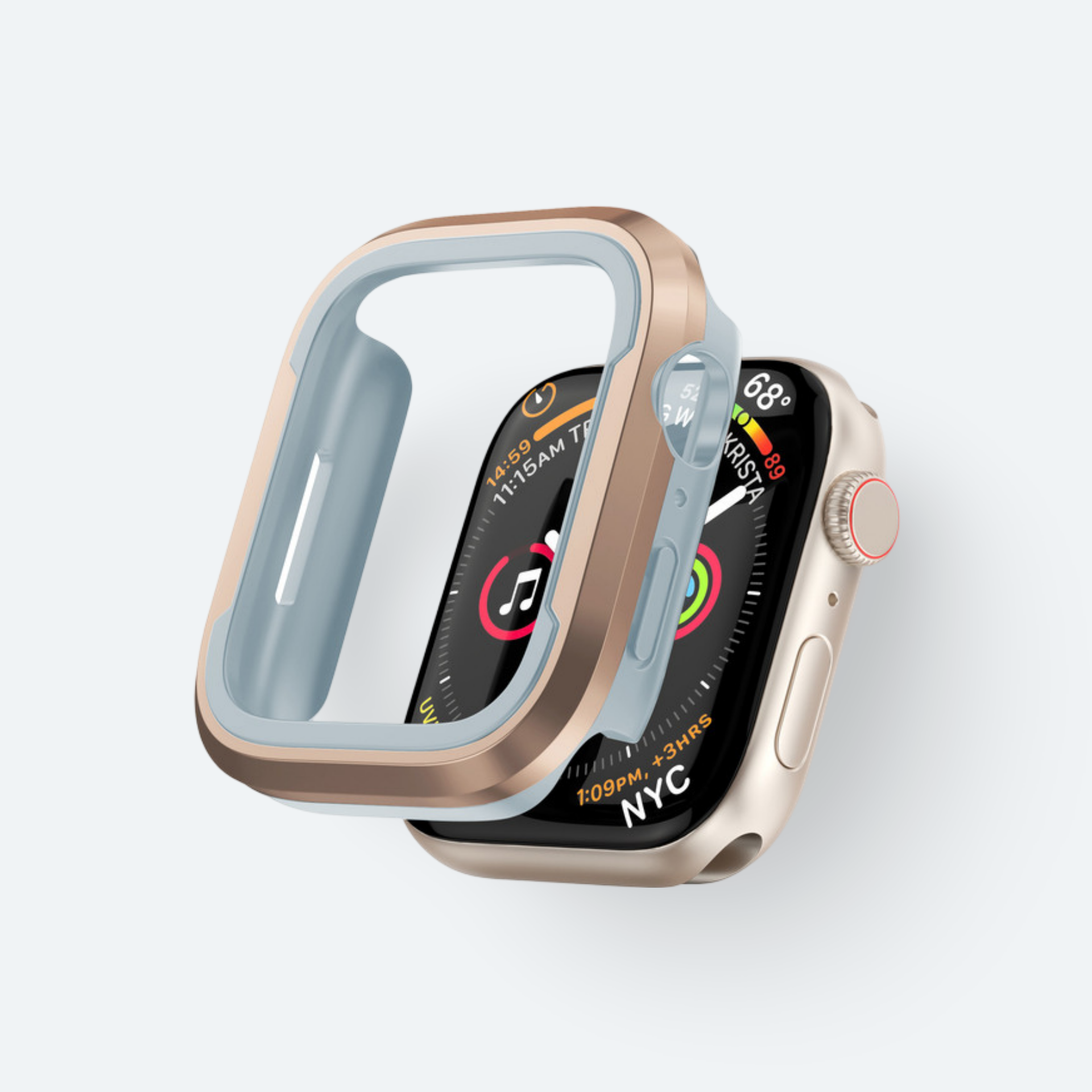 Fancy Scratch Scratch Protective Metal Case for Apple Watch – BlueBolt Chargers