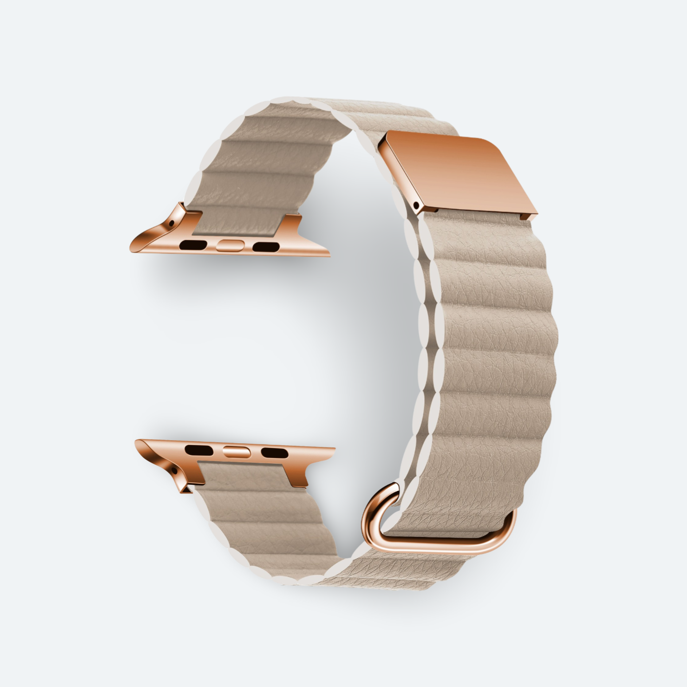 Magnetic Leather Apple Watch Strap