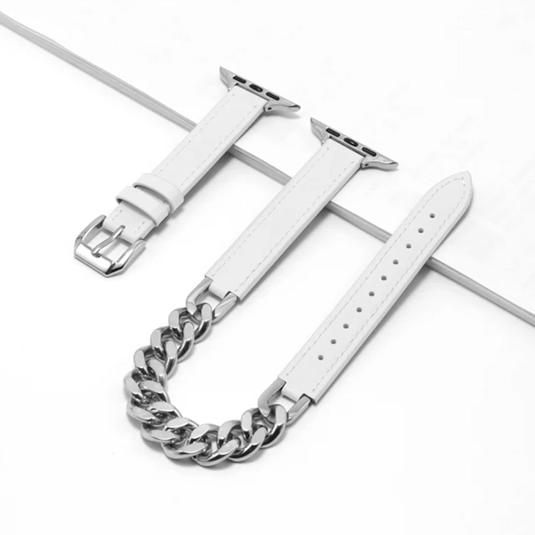 Leather Link Apple Watch Strap