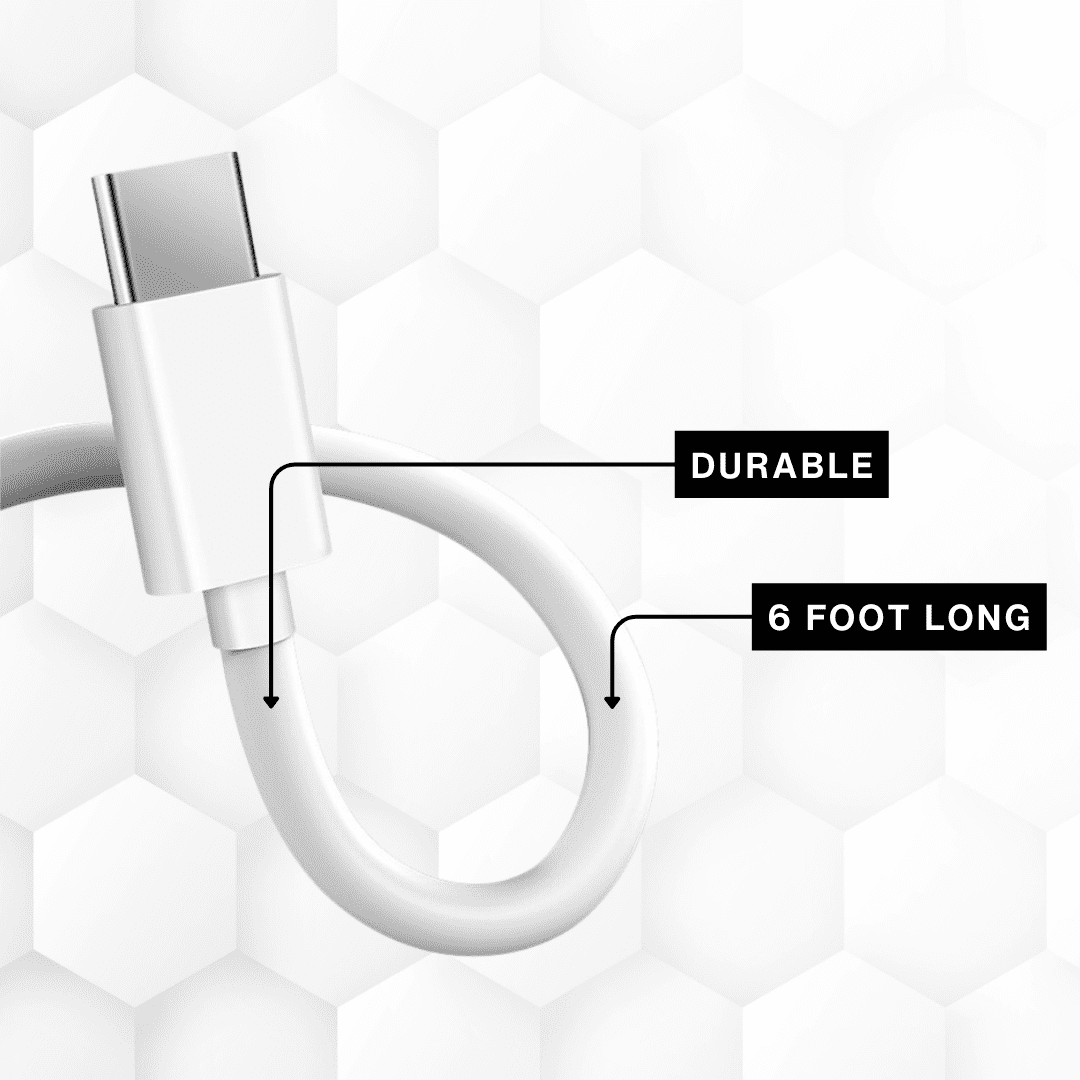 Fast Charging USB Type C to Type C Power Cable (6.6ft / 2 Meters ...